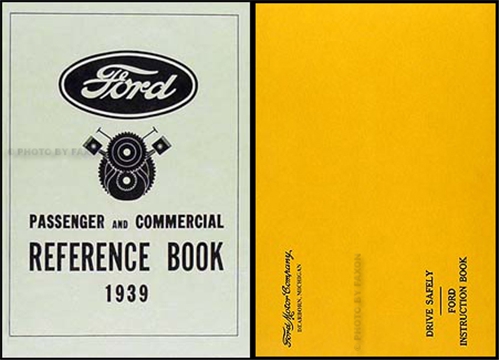 1939 Ford Car and Pickup Owners Manual Reprint