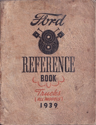 1939 Ford Truck Owner's Manual Original Canadian 1 ton and 1.5 ton
