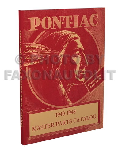 1940-1948 Pontiac Parts Book Reprint