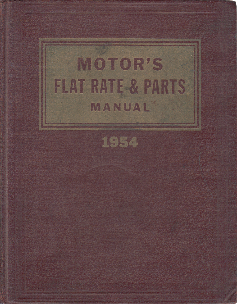 1940-1954 26th Edition Motors Labor Guide 