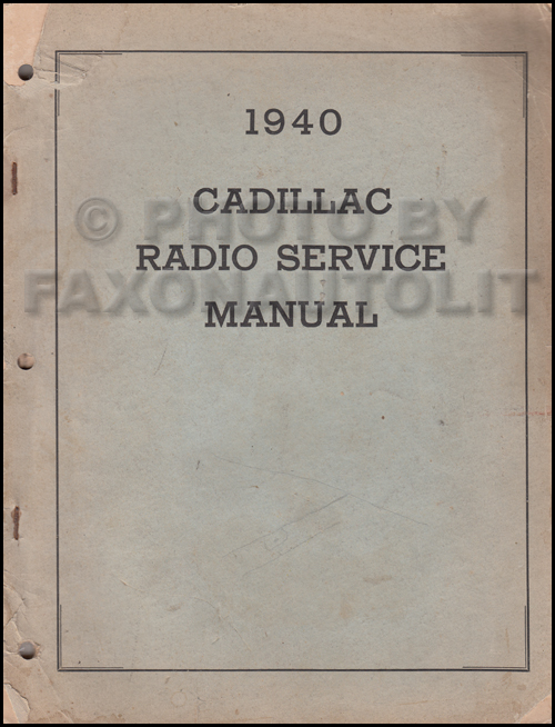 1957 Cadillac Shop Manual Original