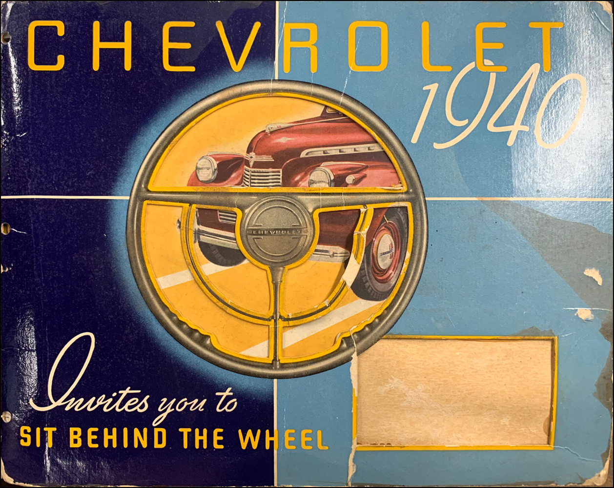 1940 Chevrolet Car Color and Upholstery Dealer Album Original