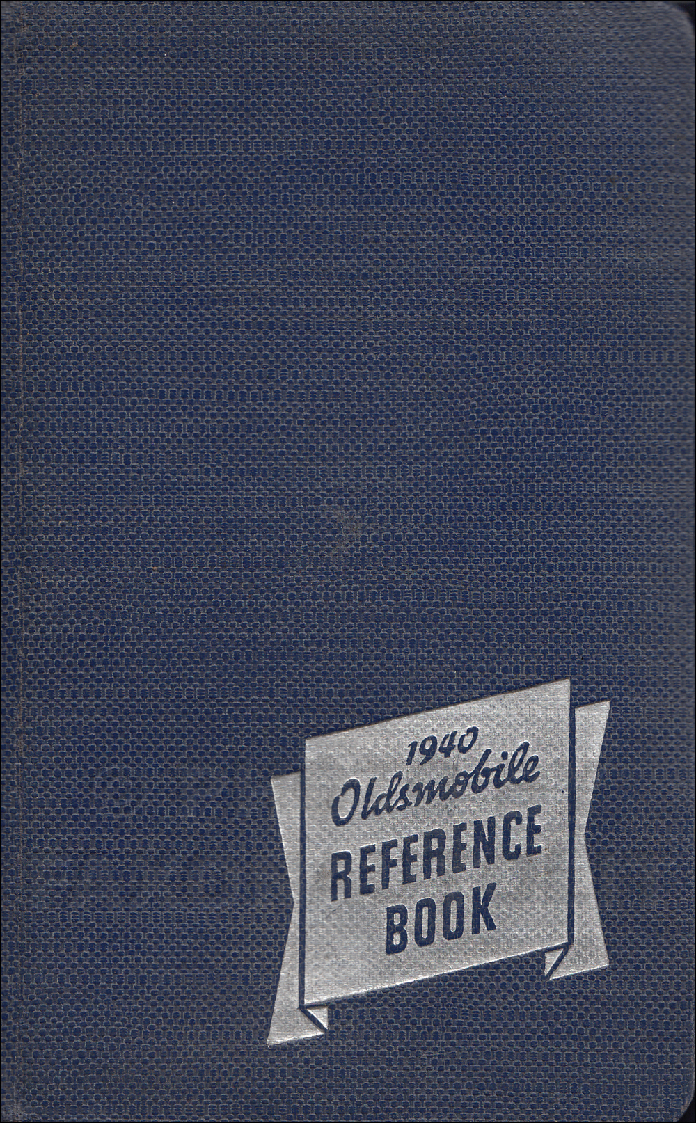 1940 Oldsmobile Facts Book Original