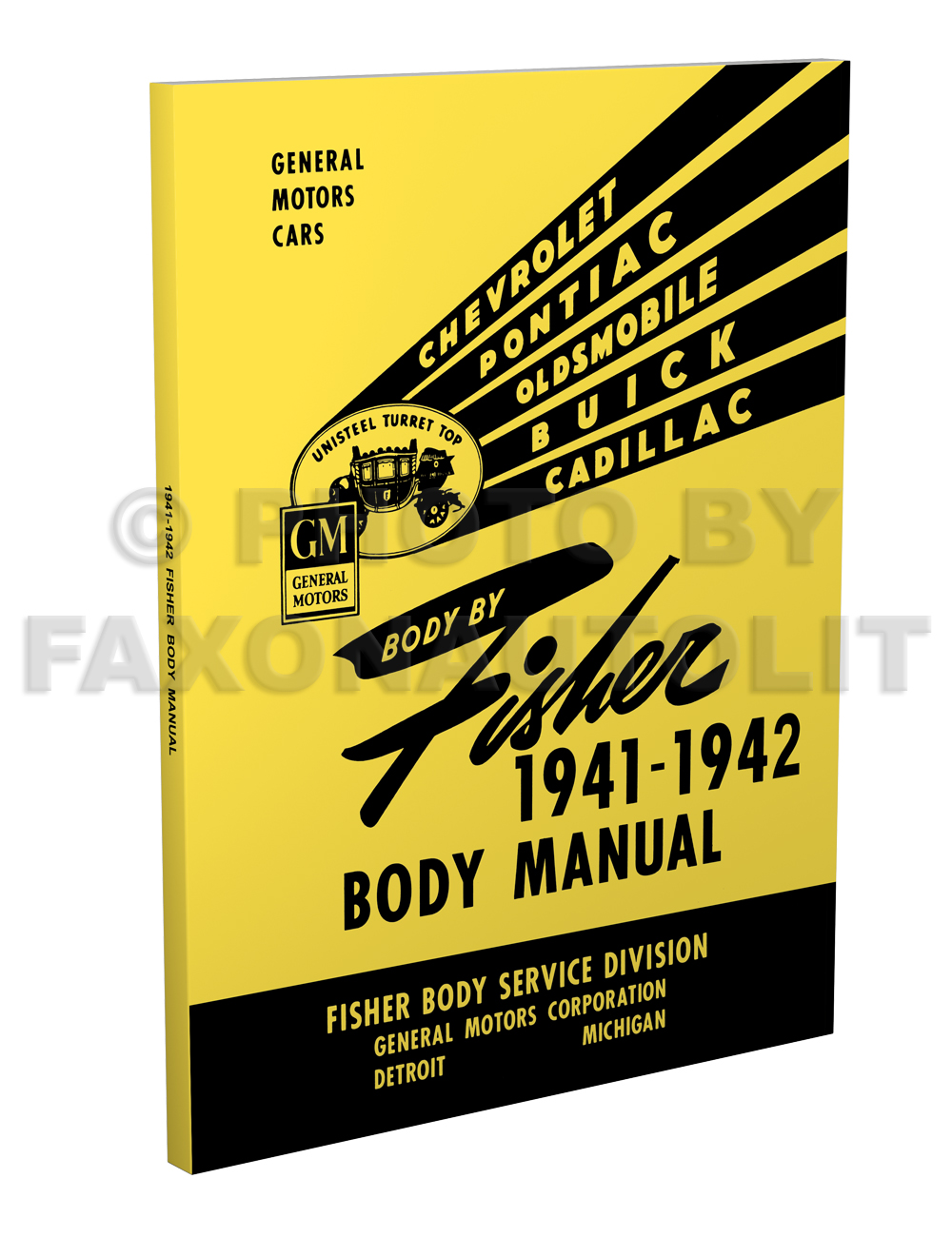 1941-1942 Cadillac Body Repair Manual Original