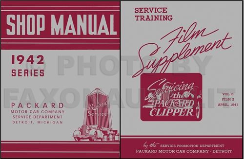 1941 Packard Super Eight 160 & 180 Shop Manual Reprint 