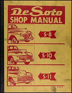 1941-1948 De Soto Shop Manual Original