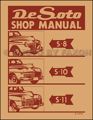 1941-1948 DeSoto Factory Shop Manual Reprint