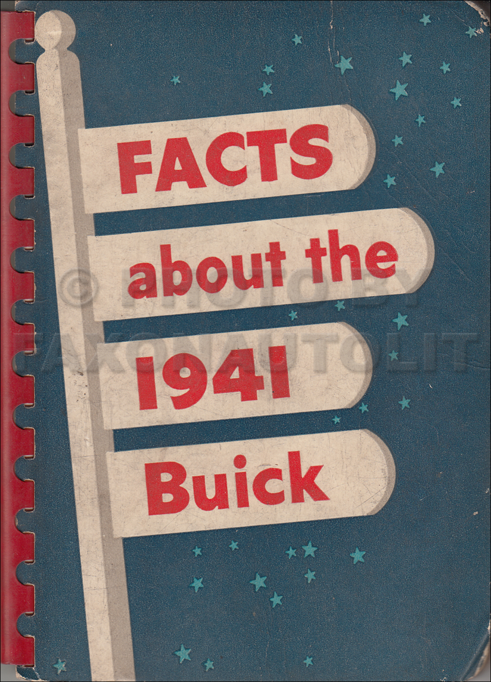 1941 Buick Facts Book Original