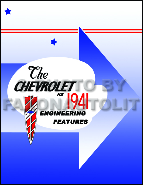 1941 Chevrolet Car and Truck Engineering Features Manual Reprint