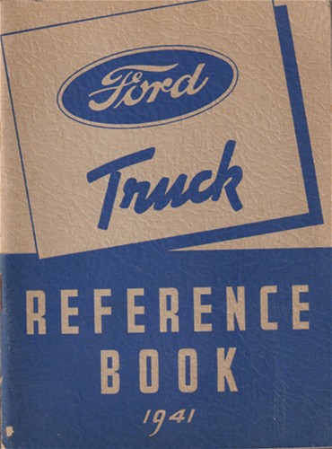 1941 Ford 1.5 ton Truck Owner's Manual Original One-and-a-half-ton
