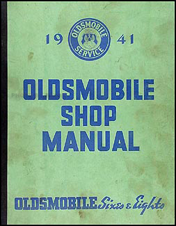 1941 Oldsmobile Repair Manual Original 8 1/2 x 11"