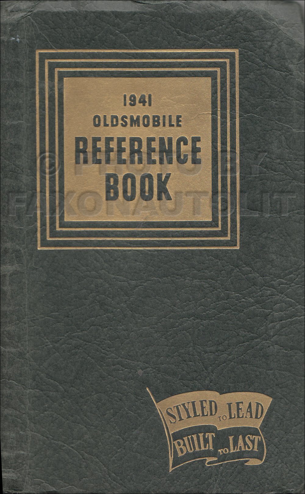1941 Oldsmobile Data Book Original