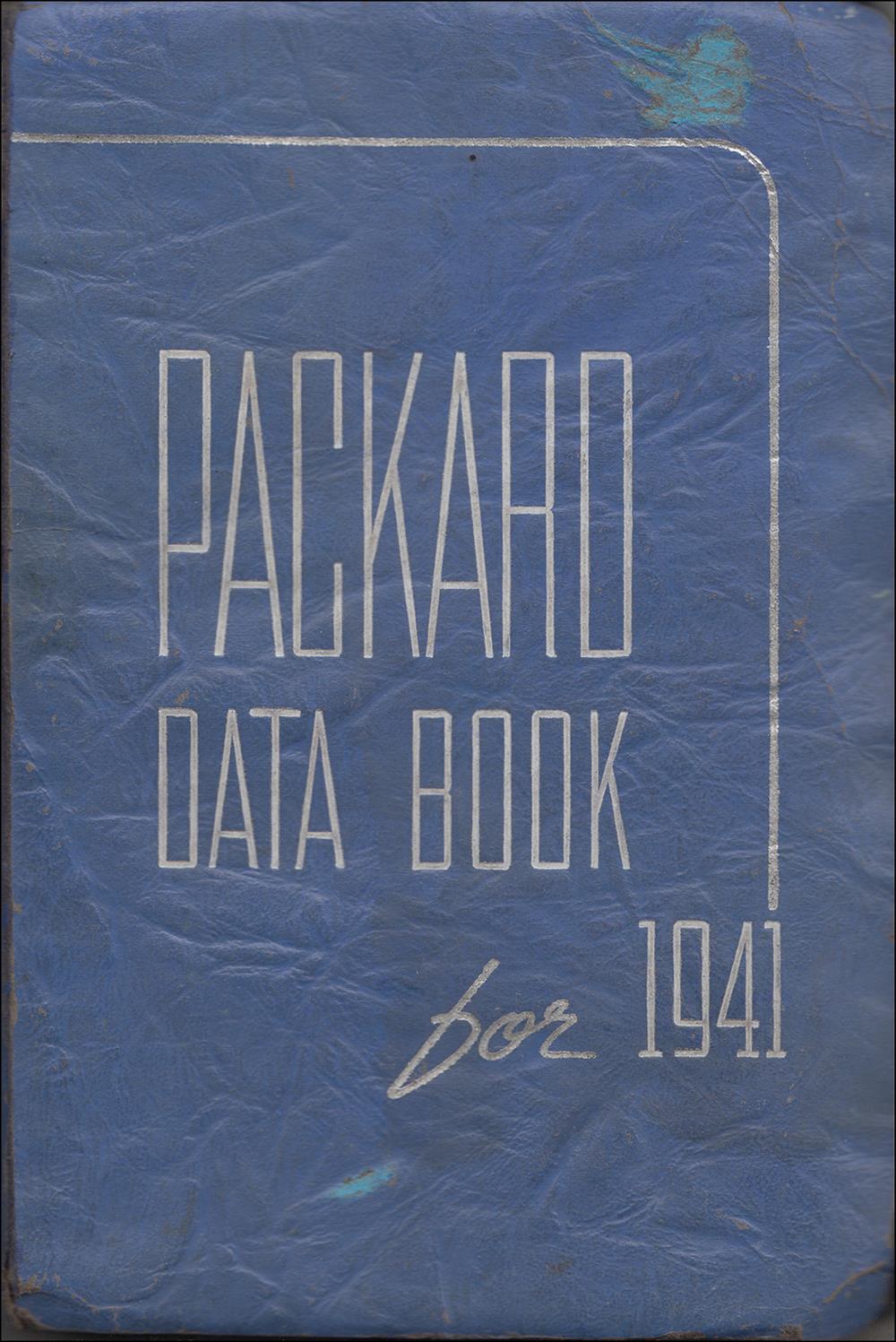 1941 Packard Data Book Original