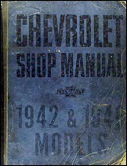 1942-1946 Chevrolet Shop Manual Original