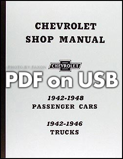 1941-1948 Chevrolet CD-ROM Shop Manual 1941-1948 Car & 1941-1946 Truck