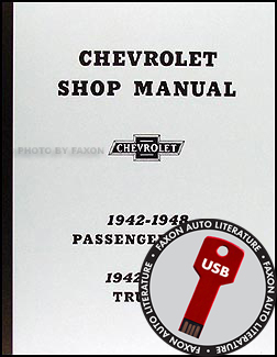 1941-1948 Chevrolet CD-ROM Shop Manual 1941-1948 Car & 1941-1946 Truck