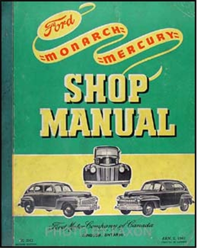 1939-1948 Ford Mercury Original Shop Overhaul Manual Car Pickup Truck