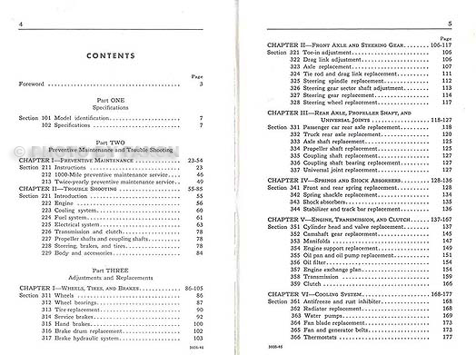 1942-1948 Ford Lincoln Mercury Car & Pickup Truck Reprint Service Manual