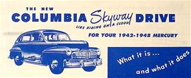 1942-1948 Mercury Columbia Skyway Drive Sales Brochure Reprint for Overdrive Axle