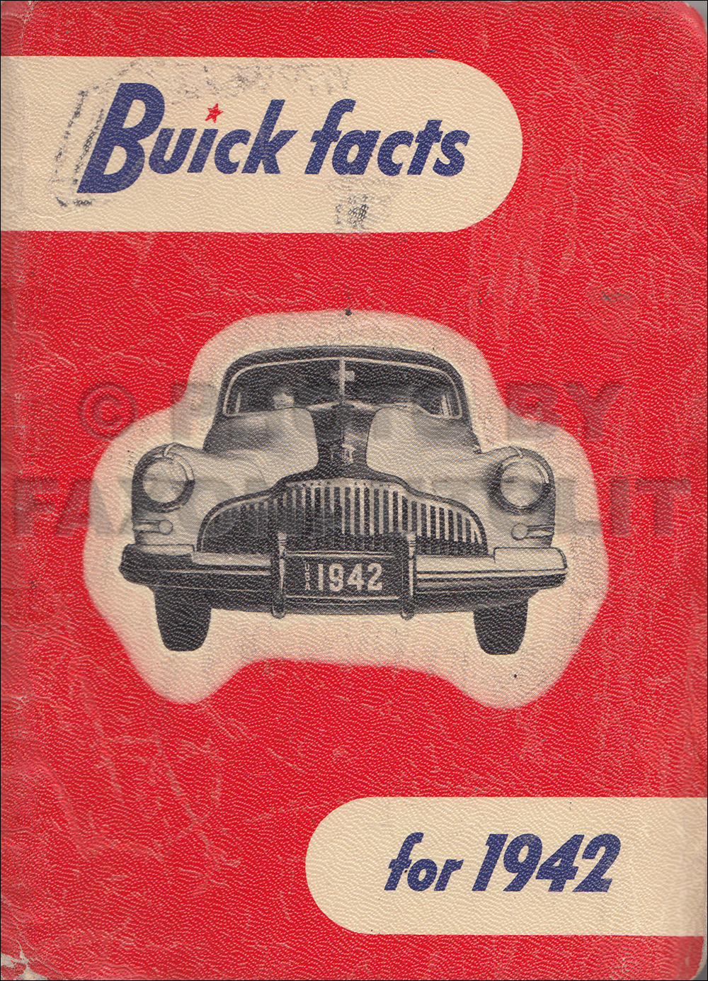 1942 Buick Facts Book Original