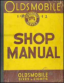 1942 Oldsmobile Repair Manual Original 8 1/2 x 11"