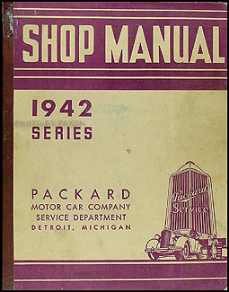 1942 Packard Shop Manual Original 