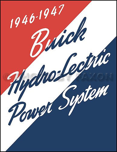 1946-1947 Buick Convertible Repair Shop Manual Reprint