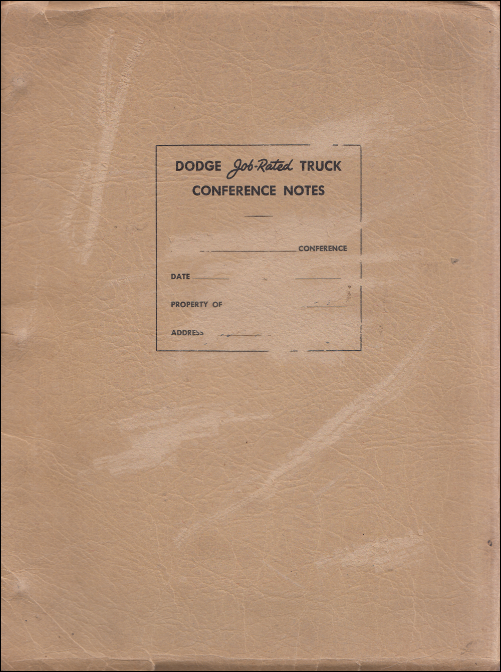 1946-1947 Dodge Truck Sales Training Dealer Album Original