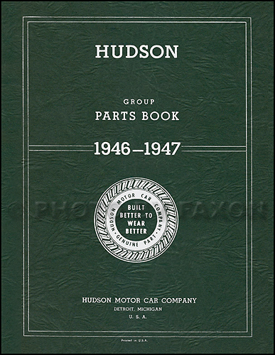 1946-1947 Hudson Parts Book Reprint