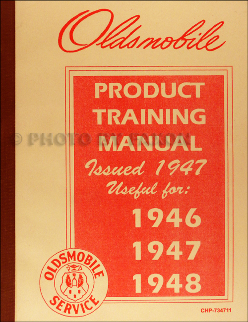 1946-1948 Oldsmobile Shop Manual Supplement Original 
