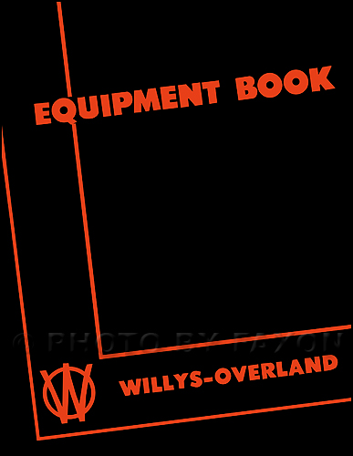 1946-1949 Willys Jeep Equipment Manual Reprint CJ-2A & Truck