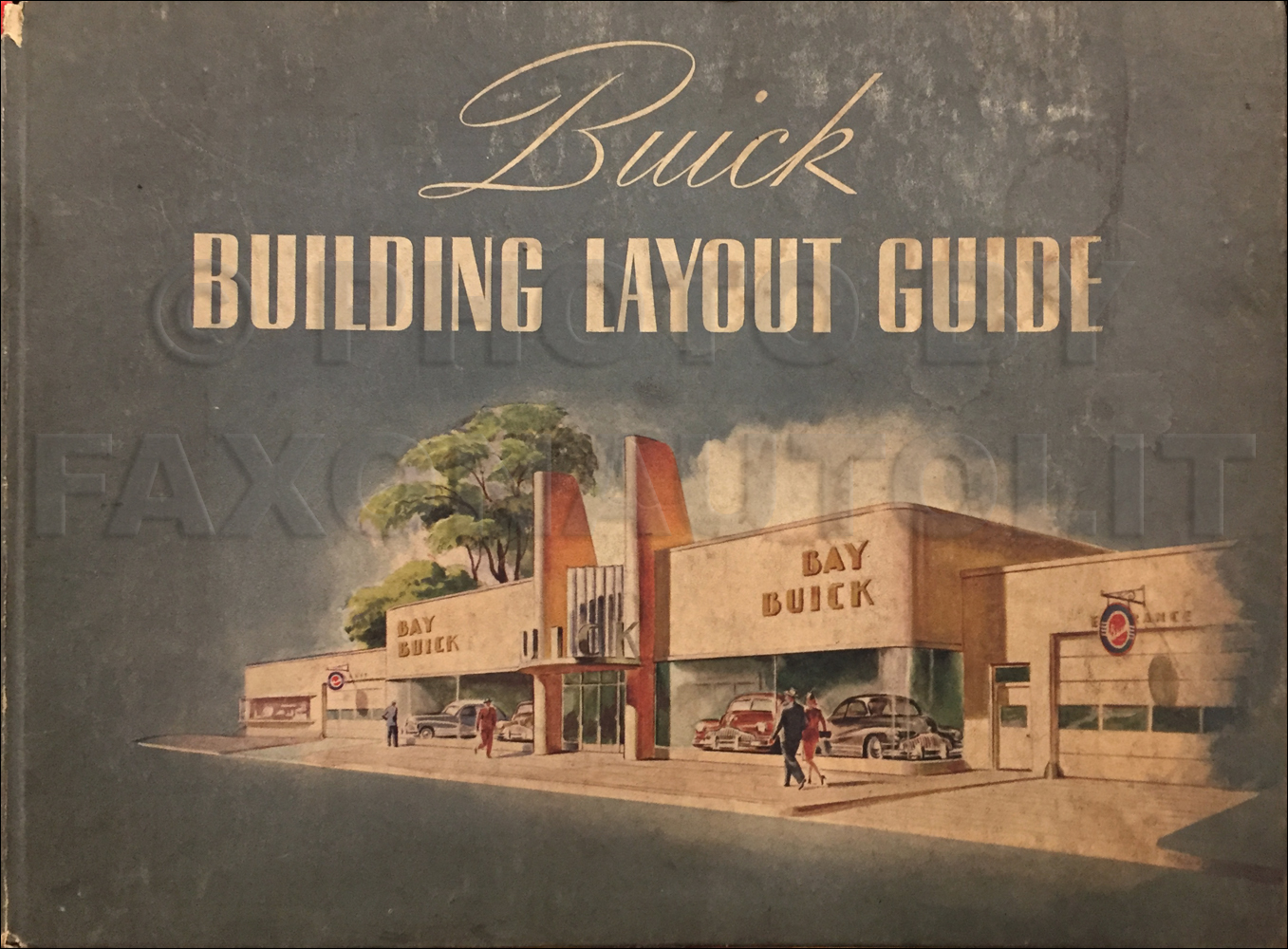 1945-1946 Buick Building Layout Dealer Album Original