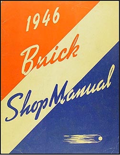 1946-1947 Buick Repair Manual Supplement Original