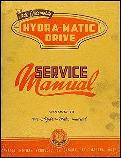 1946 Oldsmobile Hydra-Matic Transmission Canadian Repair Shop Manual Original