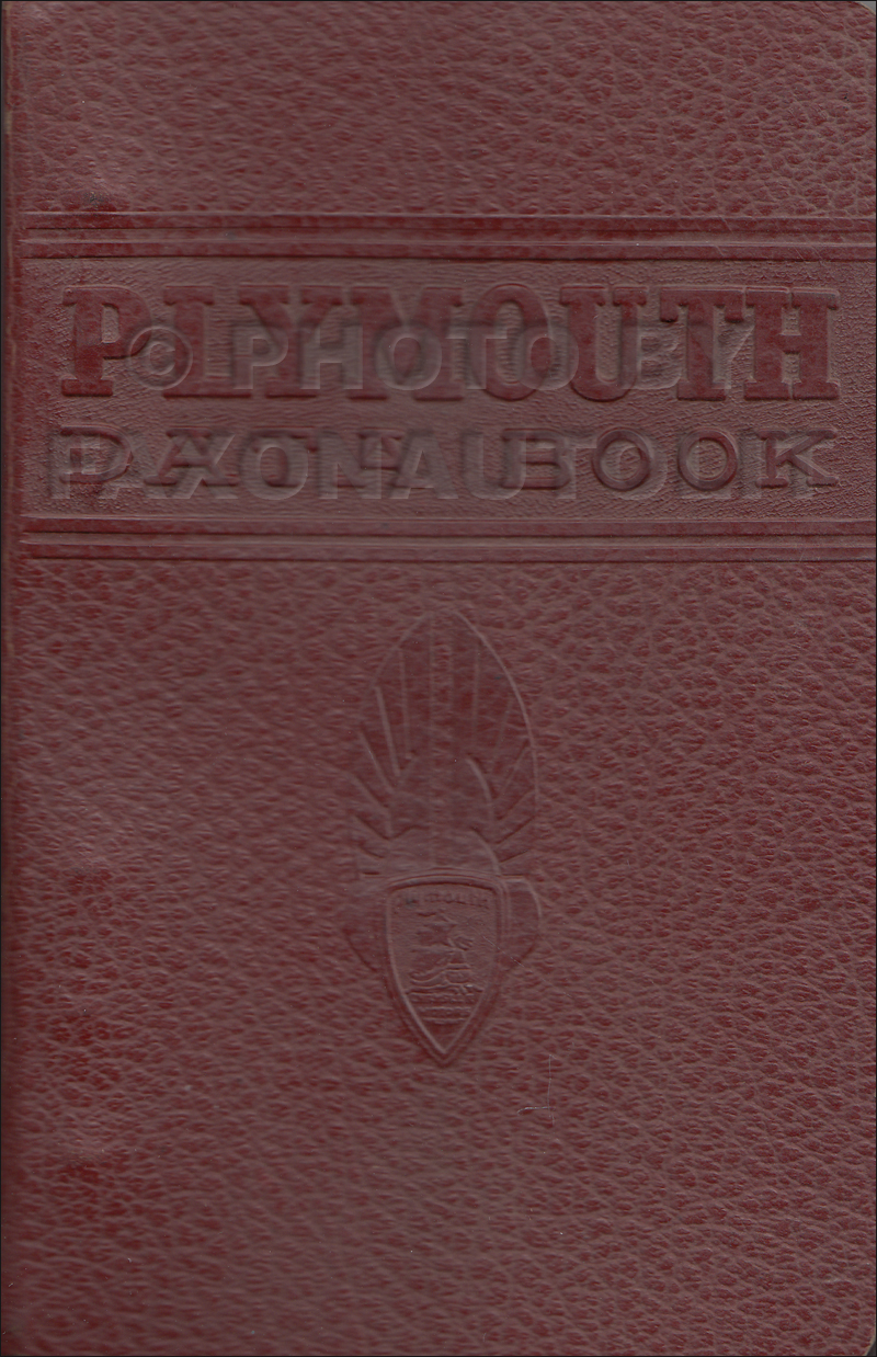 1946 Plymouth Data Book Original