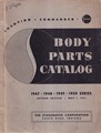 1947-1950 Studebaker Car Body Parts Catalog Original