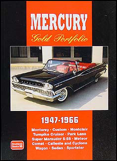 1947-1966 Mercury Gold Portfolio of 62 Magazine Articles