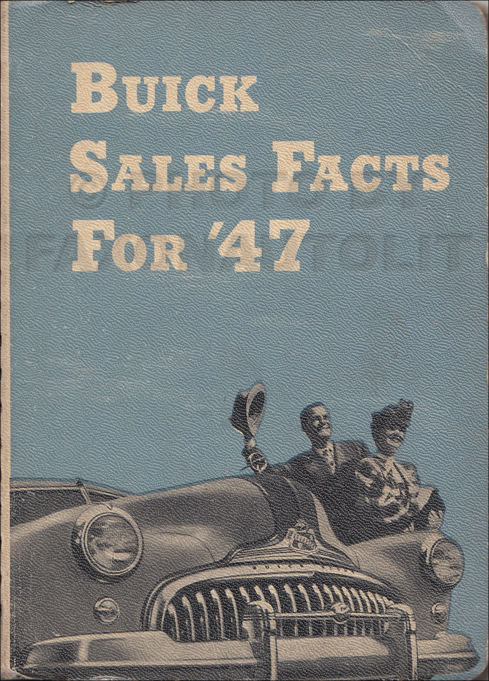 1947 Buick Sales Facts Book Original