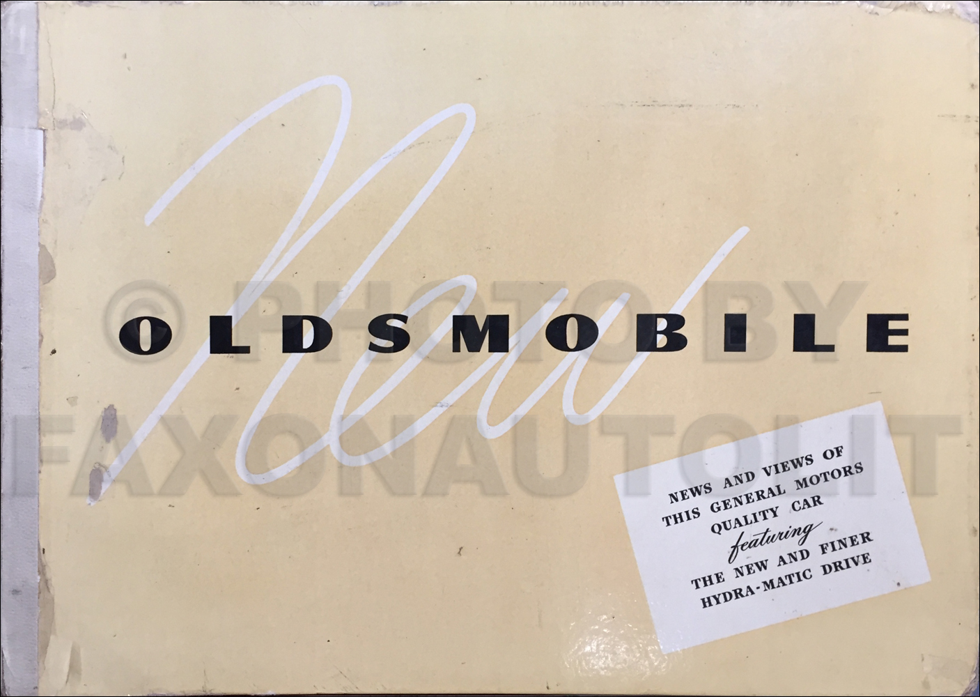 1946-1947 Oldsmobile Dealer Album Original
