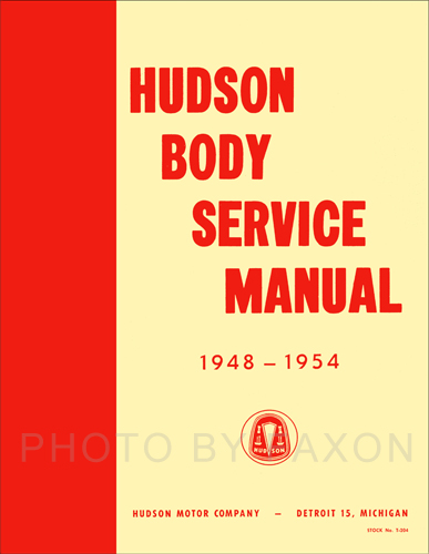 1948-1954 Hudson Body Manual Reprint