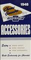 1948 Chevrolet Car Color Accessory Catalog Reprint
