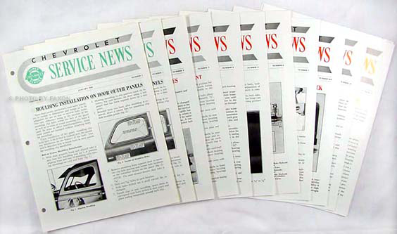 1948 Chevrolet Service News (10 issues) reprint