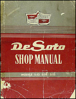 1949-1952 DeSoto De Soto Shop Manual Original