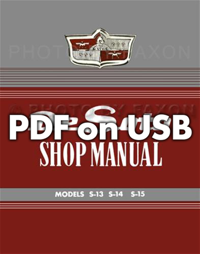 1949-1952 DeSoto De Soto Repair Shop Manual on USB