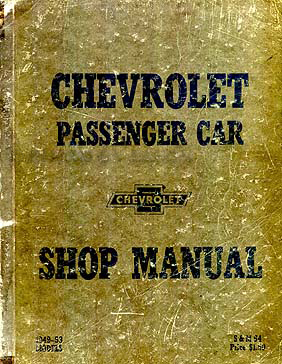 1949-1953 Chevrolet Car Shop Manual Original