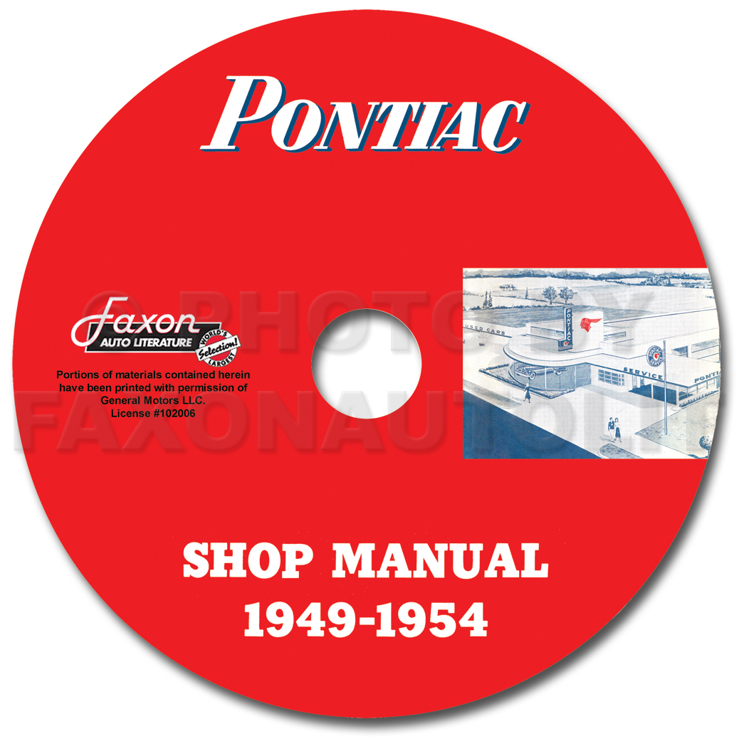 1949-1954 Pontiac CD-ROM Shop Manual 