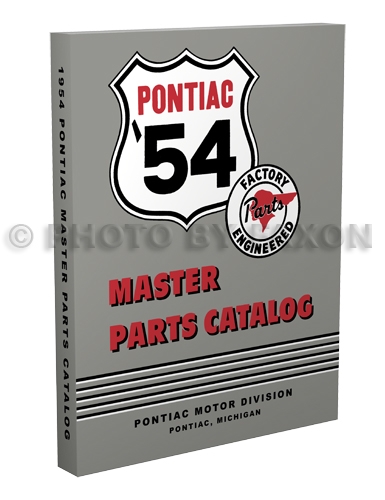 1949-1954 Pontiac Master Parts Book Reprint