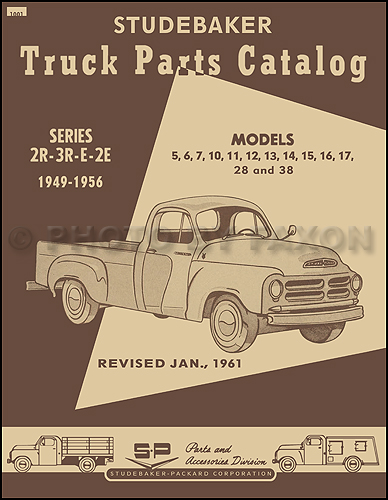 1947-1953 Studebaker Wholesale Parts Book with Service Tips Car and M 2R Truck