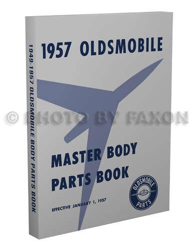 1949-1957 Oldsmobile Body Parts Book Reprint