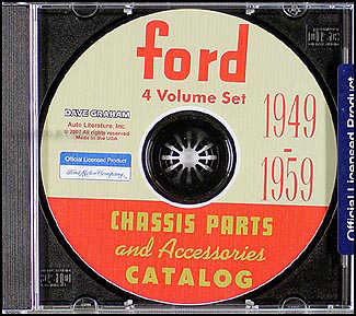 1949-1959 Ford Parts Book on CD-ROM